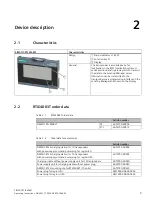 Предварительный просмотр 9 страницы Siemens 6GT2700-5DC05 Operating Instructions Manual