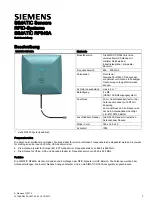 Предварительный просмотр 1 страницы Siemens 6GT2812-0GA08 Operating Instructions Manual