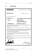 Preview for 27 page of Siemens 6SE70 0EP87-0FB0 Series Operating Instructions Manual