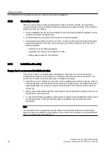 Preview for 22 page of Siemens 6SL38503UM114PA0Z Operating Instructions & Installation Instructions