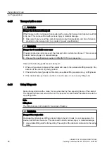 Preview for 60 page of Siemens 6SL38503UM114PA0Z Operating Instructions & Installation Instructions