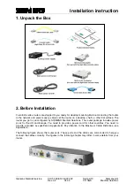 Preview for 4 page of Siemens 73 82 851 Hardware Installation Manual