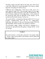 Preview for 10 page of Siemens 7KG6000-8AA Operating Instructions Manual