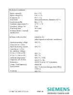 Preview for 15 page of Siemens 7KG6000-8AA Operating Instructions Manual