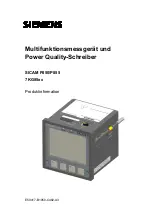 Preview for 1 page of Siemens 7KG85 Series Product Information