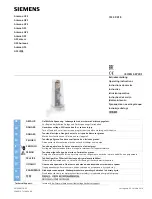 Siemens 7LF4 941-5 Operating Instructions preview