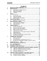 Preview for 5 page of Siemens 7MC3040-... Operating Manual