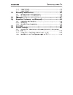 Preview for 7 page of Siemens 7MC3040-... Operating Manual