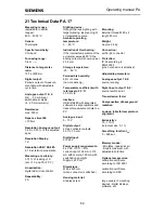 Preview for 72 page of Siemens 7MC3040-... Operating Manual