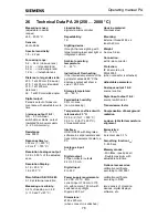 Preview for 84 page of Siemens 7MC3040-... Operating Manual