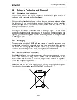 Preview for 106 page of Siemens 7MC3040-... Operating Manual