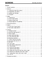 Preview for 5 page of Siemens 7MC3052-1AB63 Operating Instructions Manual