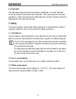 Preview for 9 page of Siemens 7MC3052-1AB63 Operating Instructions Manual