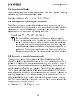 Preview for 17 page of Siemens 7MC3052-1AB63 Operating Instructions Manual