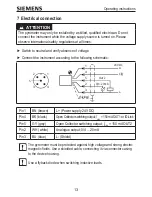 Preview for 19 page of Siemens 7MC3052-1AB63 Operating Instructions Manual