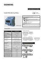 Siemens 7UG0583-1CU20 Operating Instructions preview