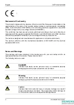 Preview for 4 page of Siemens 7XT71 Series Manual