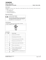 Предварительный просмотр 9 страницы Siemens 7XV545 Product Information