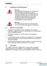 Предварительный просмотр 22 страницы Siemens 7XV5450-0 A00 Series Operating Instructions Manual