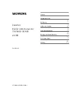 Siemens 7XV5652-0CA00 Manual предпросмотр