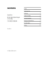 Preview for 1 page of Siemens 7XV5653-0BA00 Manual