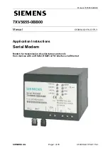 Siemens 7XV5655-0BB00 Manual preview