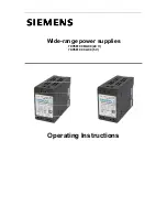 Siemens 7XV5810 0BA00 Operating Instructions Manual preview