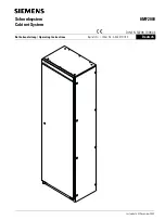 Preview for 1 page of Siemens 8MF2000 Operating Instructions Manual