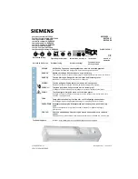 Preview for 1 page of Siemens 8MF4900 Operating Instructions Manual