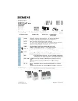 Siemens 8MR2172-1A Operating Instructions Manual preview