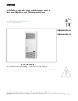 Preview for 1 page of Siemens 8MR6440-5EG30 Installation, Operation And Maintenance Manual