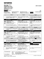 Siemens 8US1213-4AF00 Operating Instructions preview