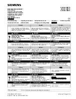 Siemens 8US1261-6MT10 Operating Instructions preview