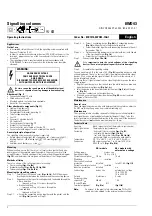 Preview for 2 page of Siemens 8WD43 Operating Instructions Manual