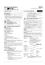 Preview for 3 page of Siemens 8WD43 Operating Instructions Manual