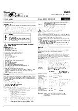 Preview for 6 page of Siemens 8WD43 Operating Instructions Manual