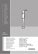 Preview for 1 page of Siemens 9000636672 Operating Instructions Manual