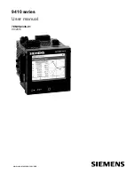 Preview for 1 page of Siemens 9410DC User Manual