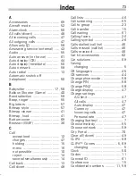 Предварительный просмотр 74 страницы Siemens A50 User Manual