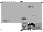 Предварительный просмотр 1 страницы Siemens A55 User Manual