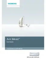 Preview for 1 page of Siemens Ace binax User Manual