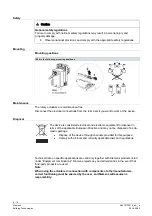 Предварительный просмотр 8 страницы Siemens ACVATIX G B111.9E/KN Series Manual