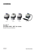 Siemens Acvatix SAS Series Basic Documentation предпросмотр