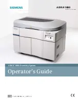 Preview for 1 page of Siemens ADVIA 1800 Operator'S Manual