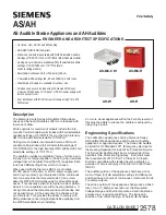 Siemens AH Series Manual preview