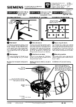 Preview for 1 page of Siemens AnalogPLUS DB1131A Installation Instructions Manual