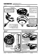 Preview for 3 page of Siemens AnalogPLUS DB1131A Installation Instructions Manual