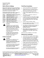Preview for 2 page of Siemens APOGEE USR5686 Installation Instructions