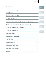 Предварительный просмотр 3 страницы Siemens Aquaris 501 BTE User Manual