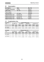 Preview for 47 page of Siemens Ardoptix PT 140 AF1 Operating Manual